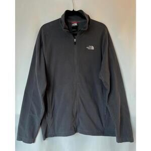 The North Face Men's Full-Zip Fleece Jacket - Black, Size L